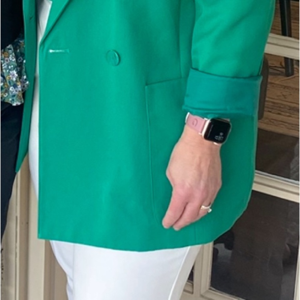 Vintage Women's Green Blazer - Picture 8 of 8